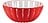 Grace Saladier 30 cm, rouge