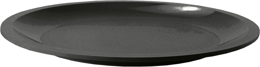 Happy Hour Assiette Plate, noire