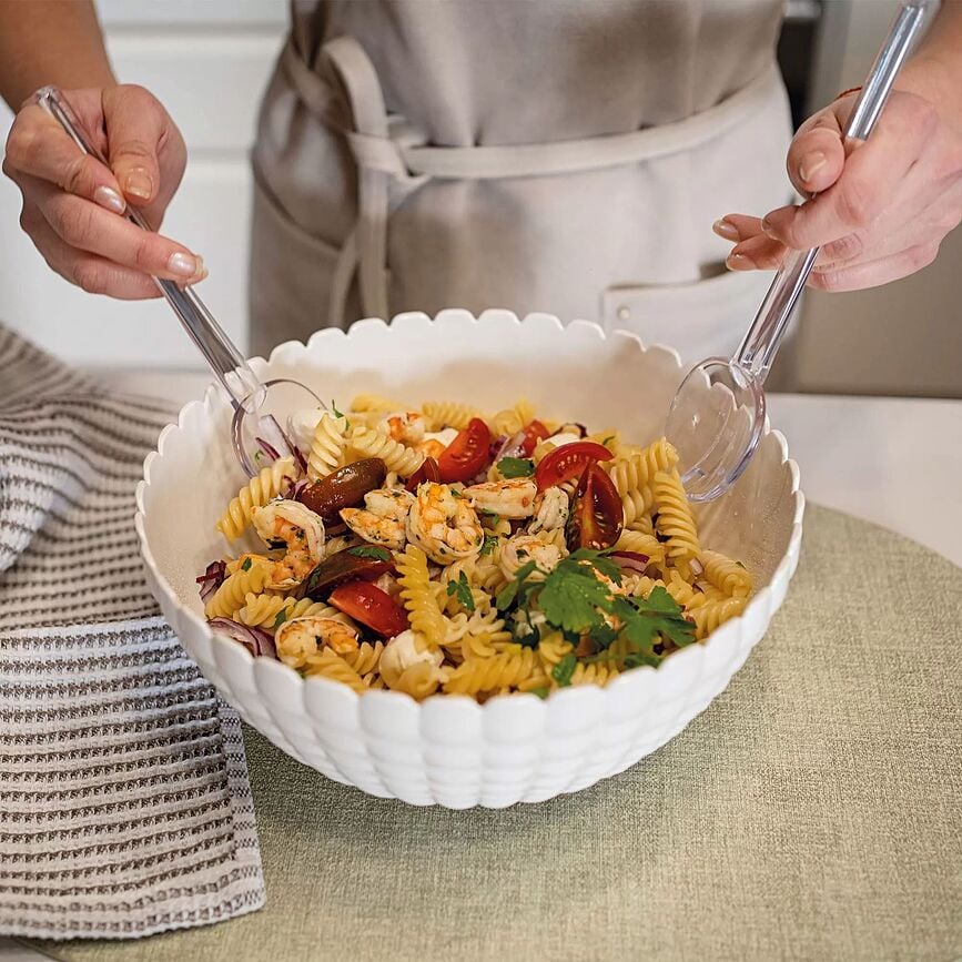 Happy Hour Žlice za salatu 20 cm bijele 2 kom.