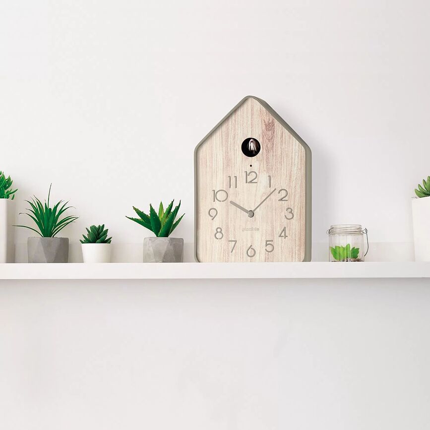 Home QQ-UP Horloge à coucou, gris