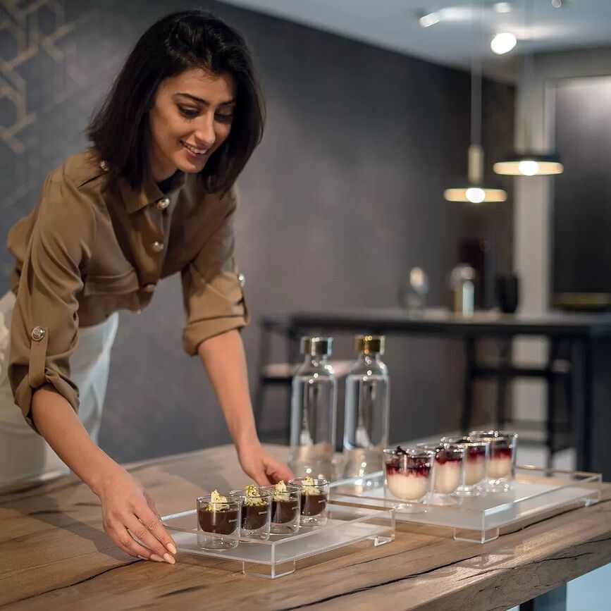 Icons Essence Pladenj za serviranje M, prozoren