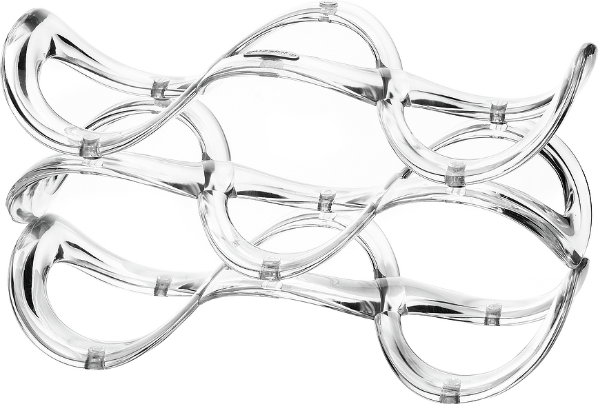 Icons Σταντ για Μπουκάλια, διαφανές