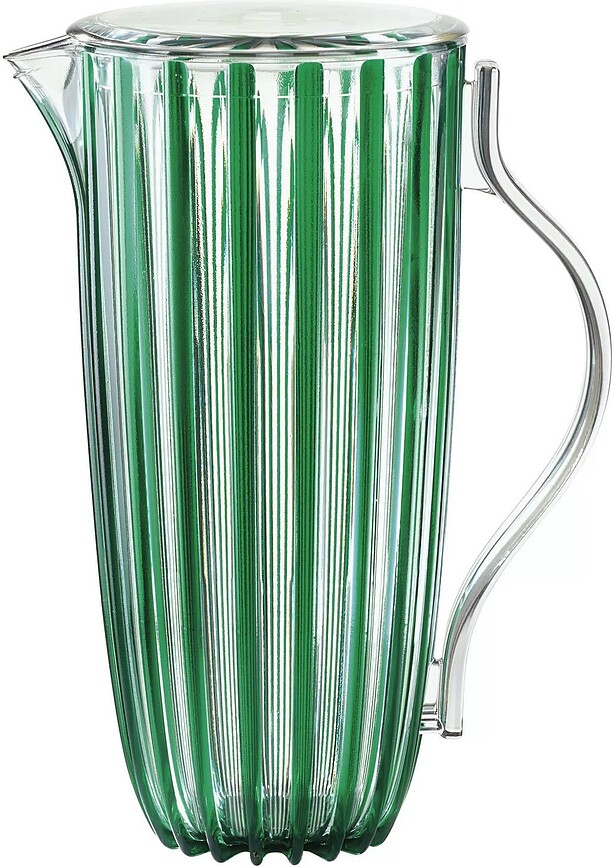 Jarra reciclada Dolcevita, 1,75 L, color esmeralda, con tapa
