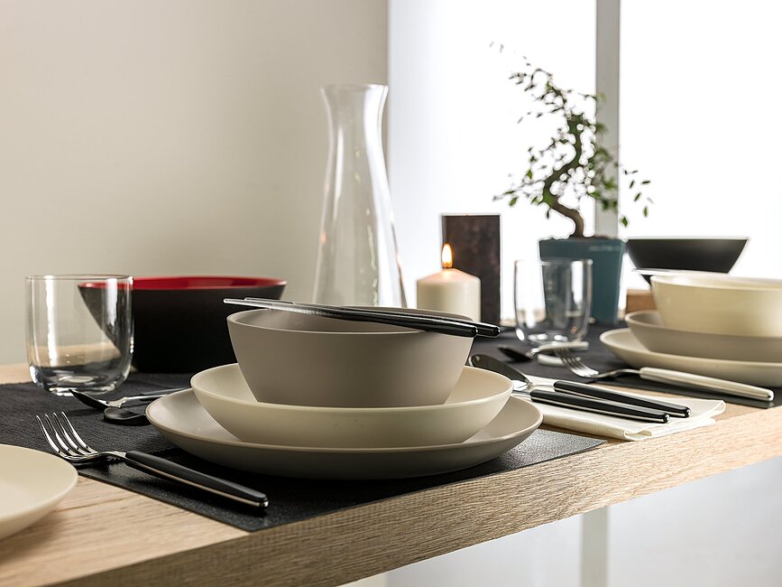 Juego de Cubiertos My Fusion, azules, Set de 24 piezas