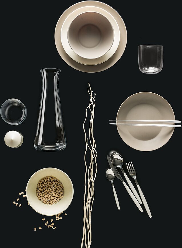 Juego de Cubiertos My Fusion, azules, Set de 24 piezas