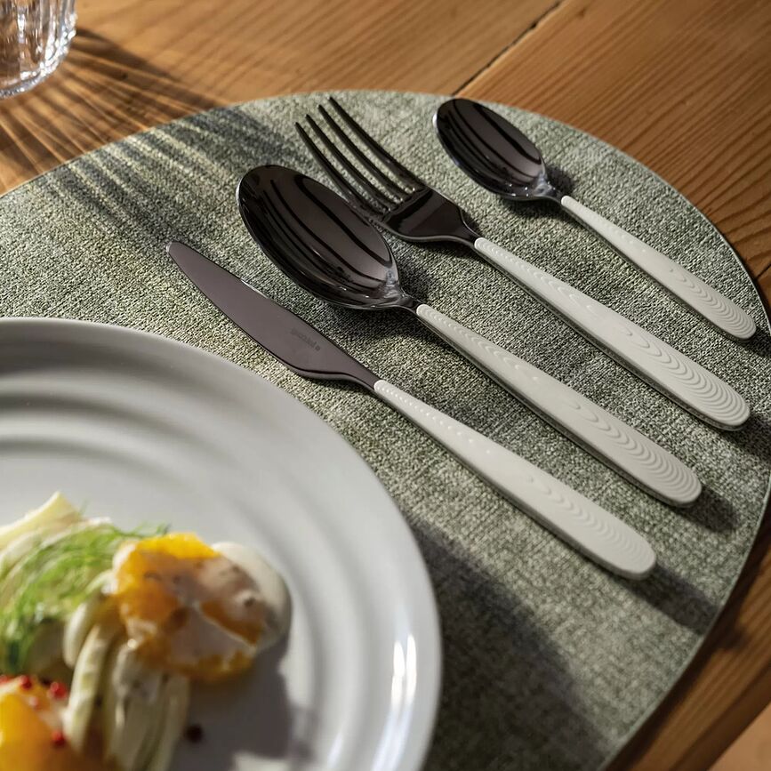 Just Set de Couverts, marron foncé, Service 24 pièces