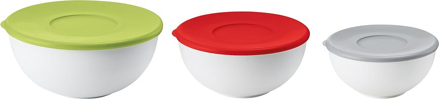 Kitchen Active Design Δοχεία Κουζίνας, σε ζεστά χρώματα, 3 τμχ