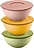Kitchen Active Design Köksbehållare 16 cm, varma färger, 3 st