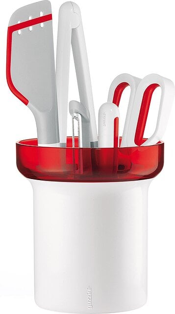 Kitchen Active Design Küchenutensilien mit Ständer 5 El