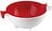 Kitchen Active Design Spin&Drain Set Bol et Passoire, rouge