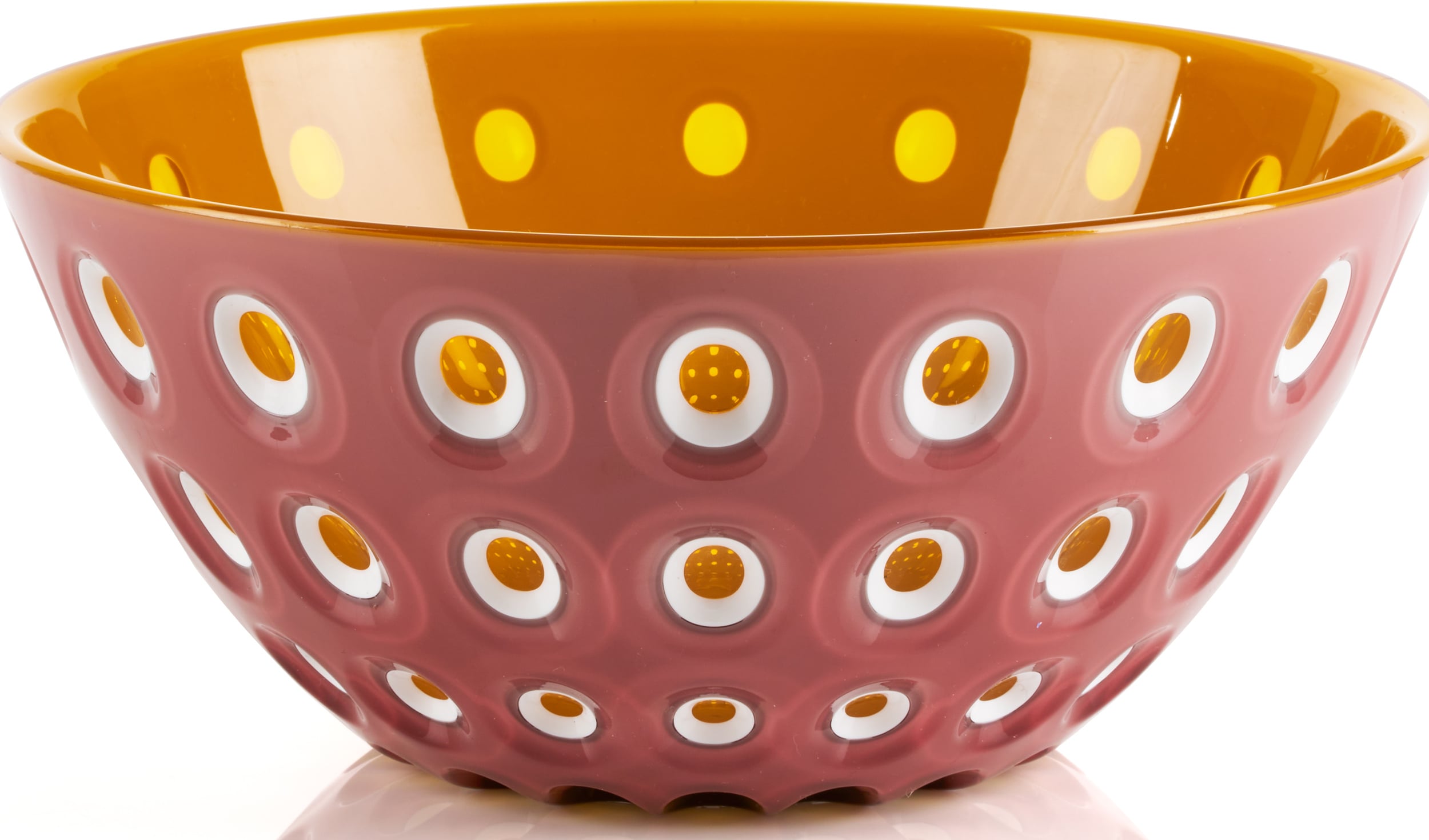 Le Murrine Schale 20 cm orangefarben-rot