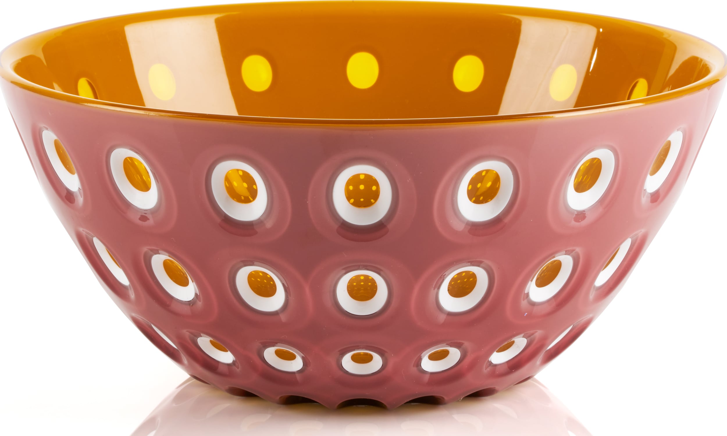 Le Murrine Schale 25 cm orangefarben-rot
