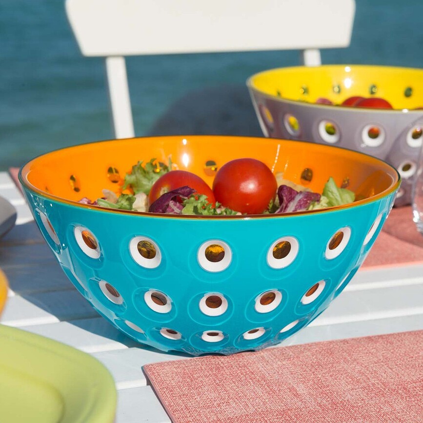 Le Murrine Skleda, 20 cm, rumeno-modra