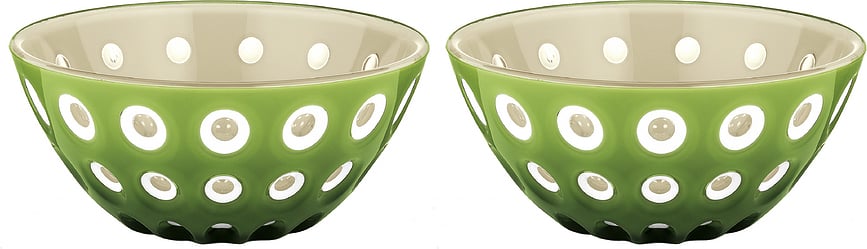 Le Murrine Suupistekausid 12,5 cm roheline-beež 2 tk.