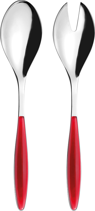 Лъжици за салати Feeling червени 2 бр.