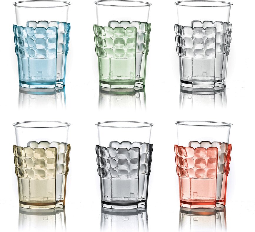 Mangos para vasos desechables Tiffany, 6 unidades