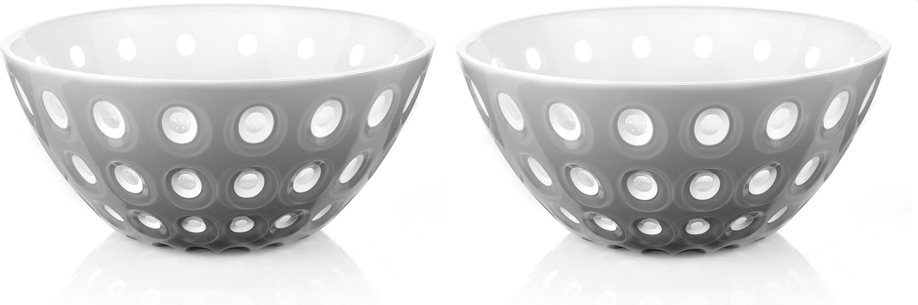 Miseczki na przekąski Le Murrine 12,5 cm szaro-białe 2 szt.