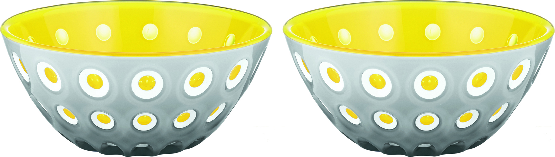Miseczki na przekąski Le Murrine 12,5 cm szaro-żółte 2 szt.