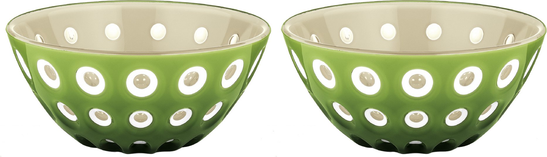 Miseczki na przekąski Le Murrine 12,5 cm zielono-beżowe 2 szt.