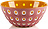 Миска Le Murrine 25 см, помаранчево-червона