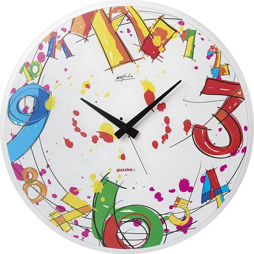 Number Time Ρολόι Τοίχου