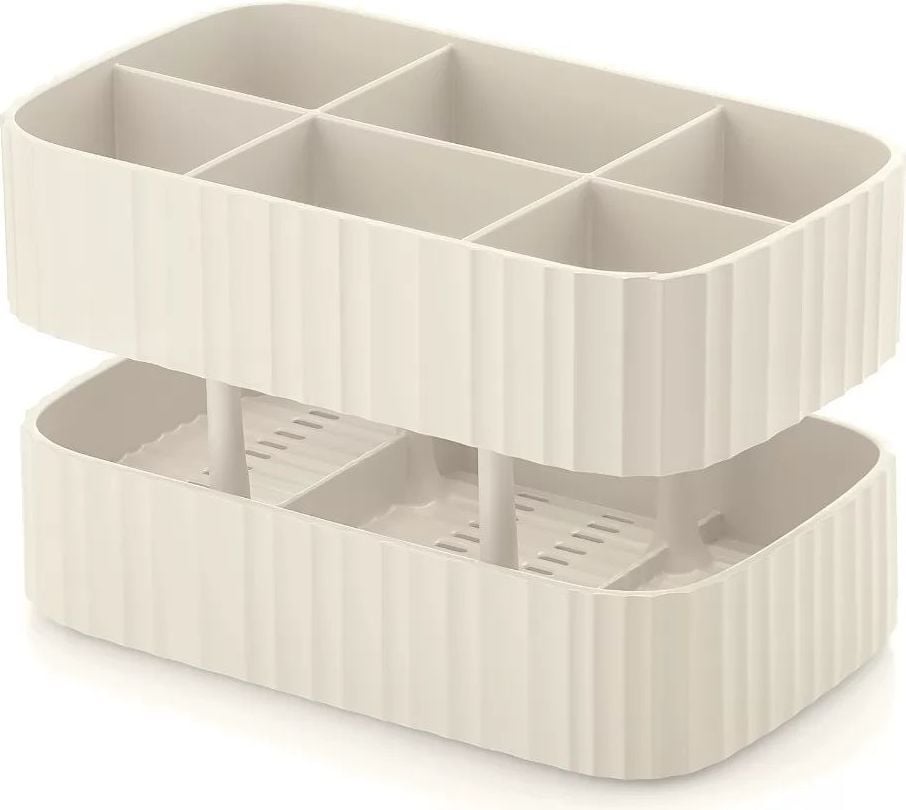 Ociekacz na sztućce Eco-Kitchen mlecznobiały