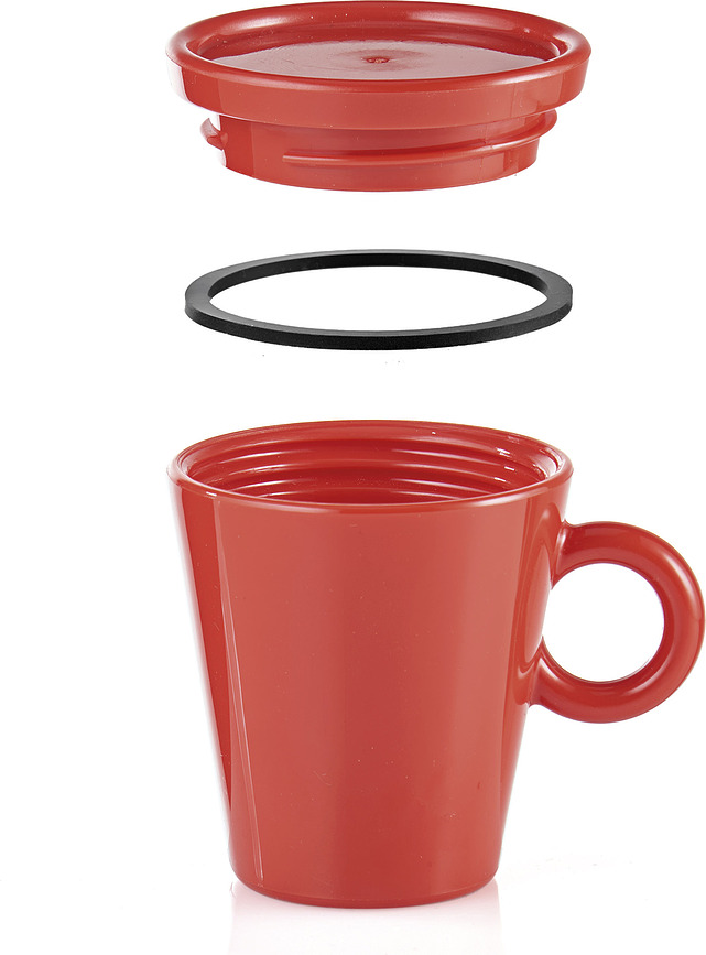 On The Go Mug Isotherme, rouge