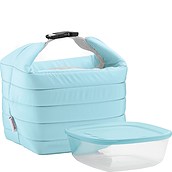 On The Go Thermal bag with container blue