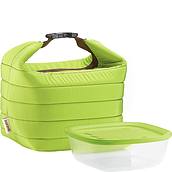 On The Go Thermal bag with container green