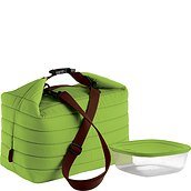 On The Go Thermal bag with container large green