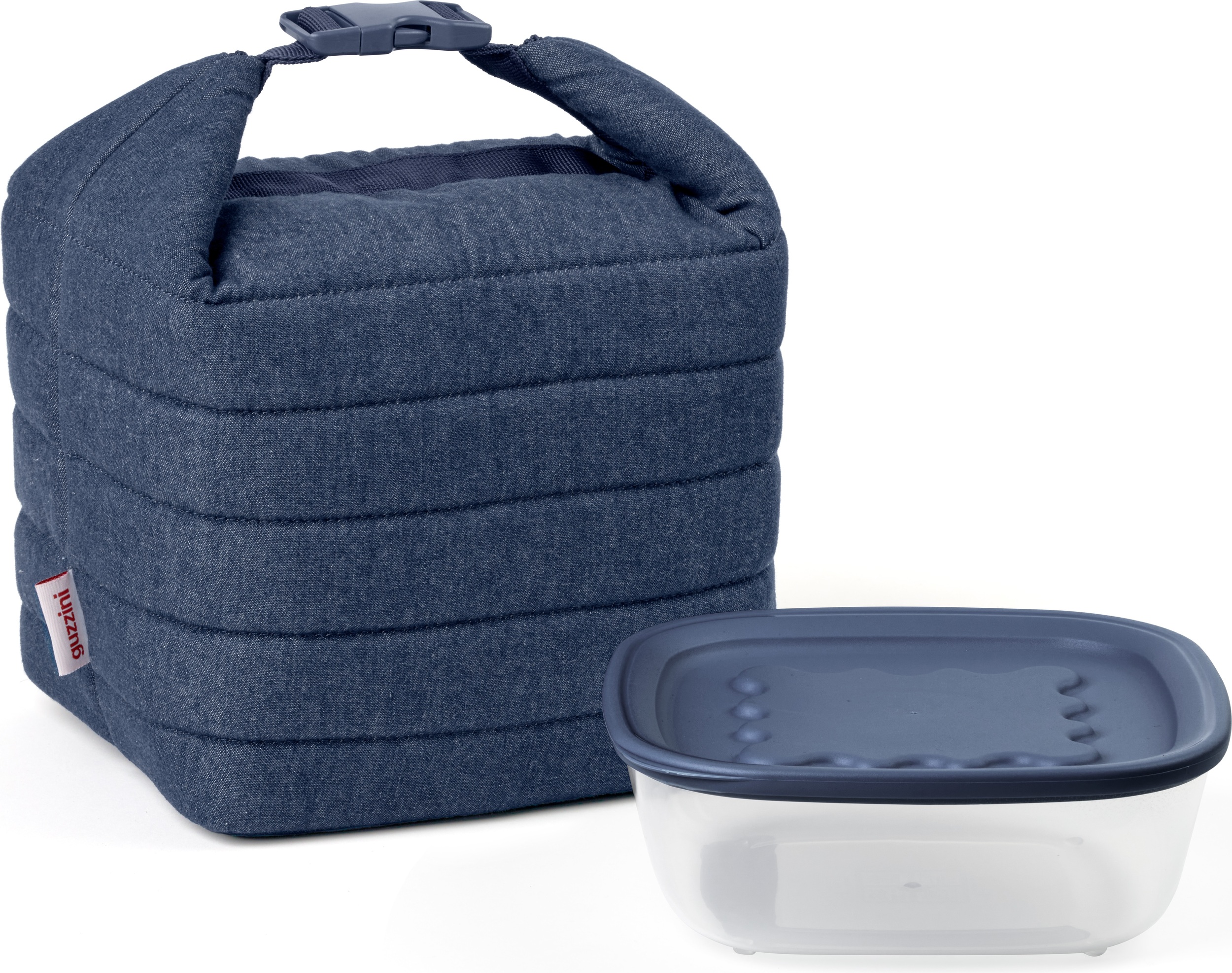 On The Go Thermotasche mit Behälter dunkelblau