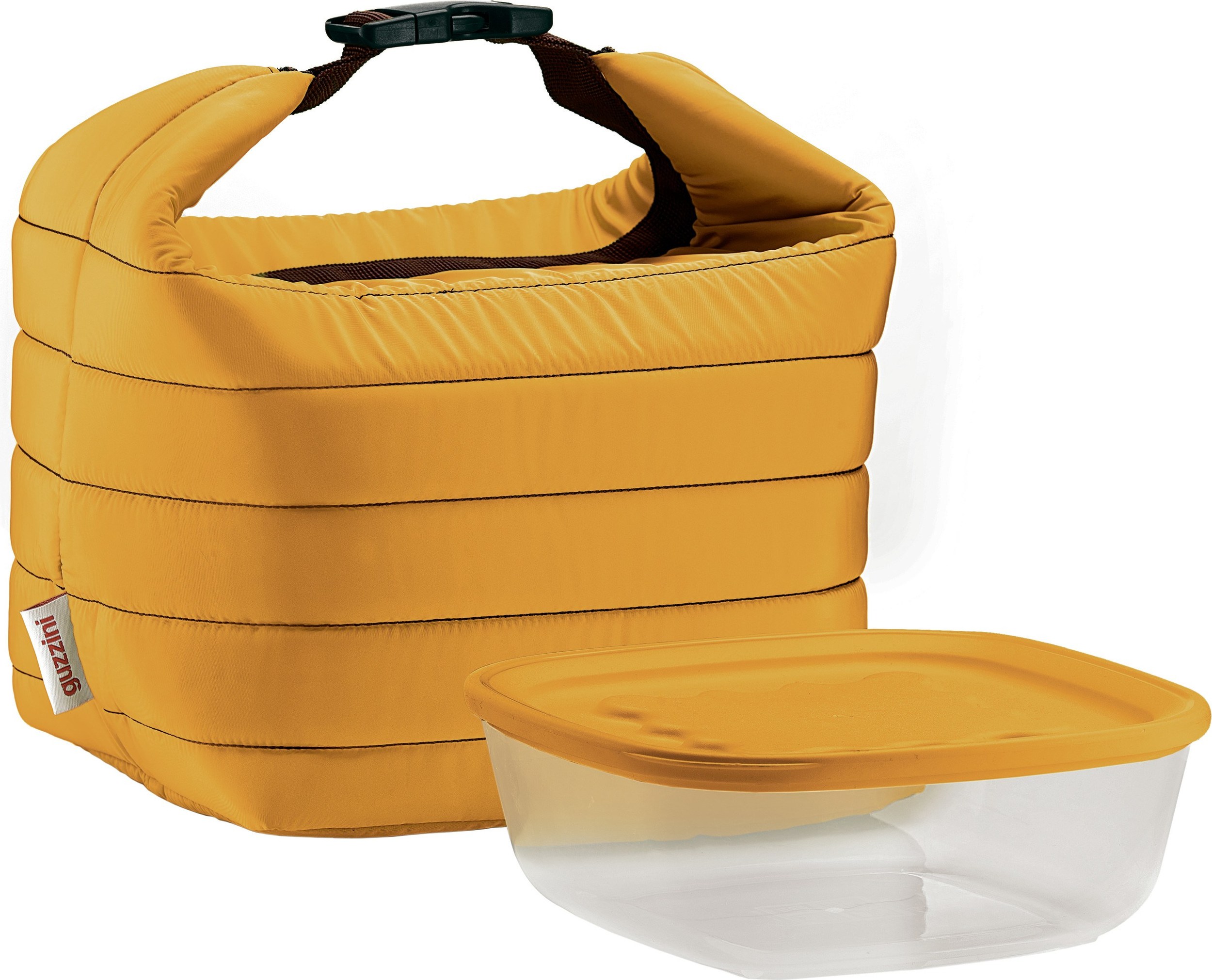 On The Go Thermotasche mit Behälter orangefarben