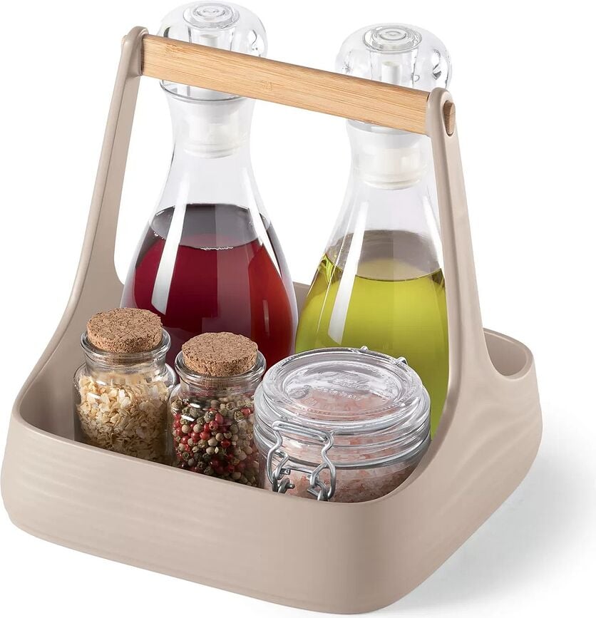 Organizador de Cocina Tierra, blanco lechoso