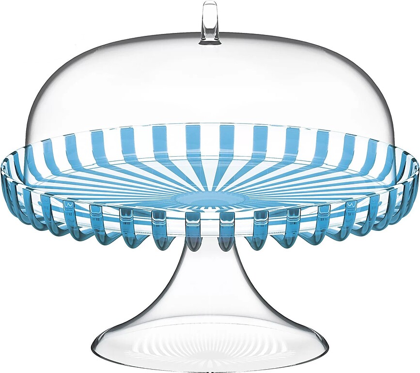 Patera de material reciclado Dolcevita, con pie