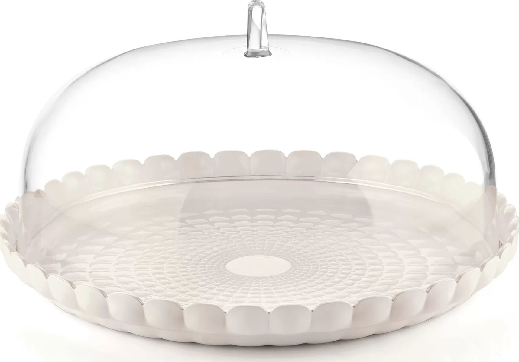 Patera na ciasto Tiffany mlecznobiała