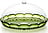 Patera na ciasto Vanity 16 cm zielona