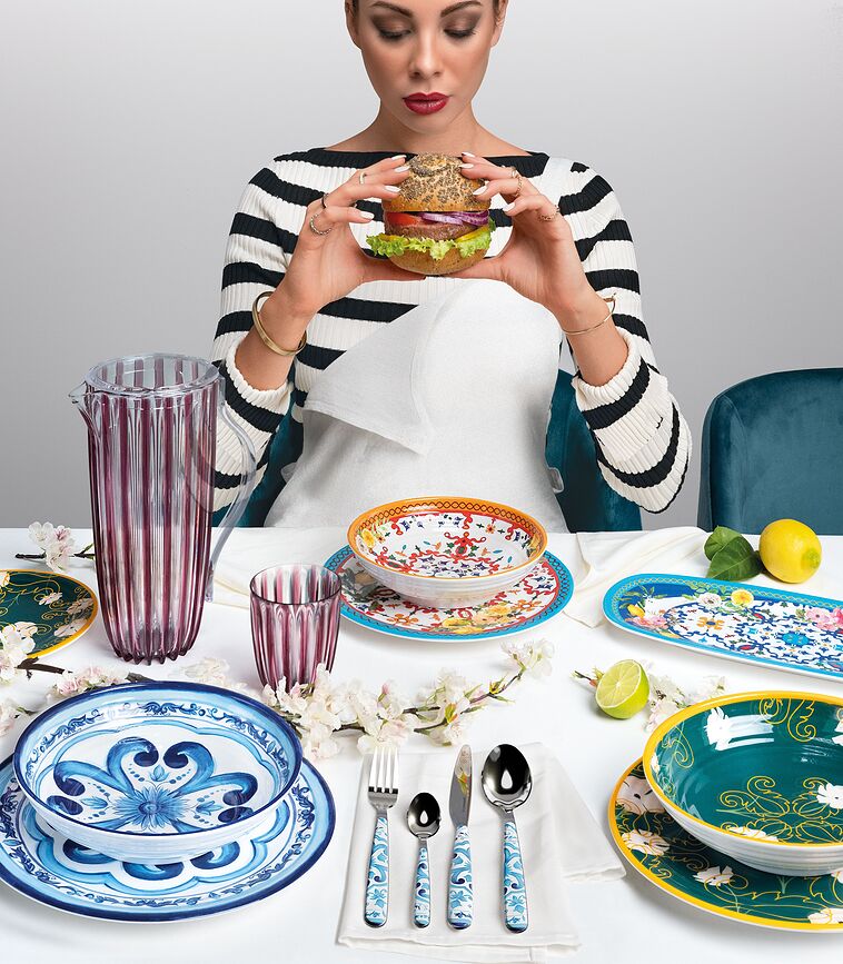 Plato Hondo Blues, 21,5 cm