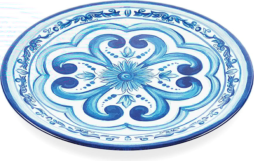 Plato llano Blues, 27,5 cm