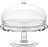 Podnos tortový Vanity 27,7 cm priehľadný