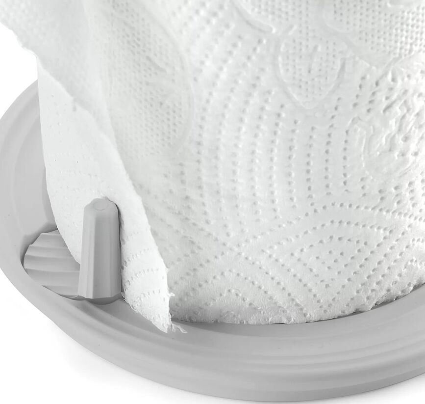 Portarrollos Tierra, beige, con asa