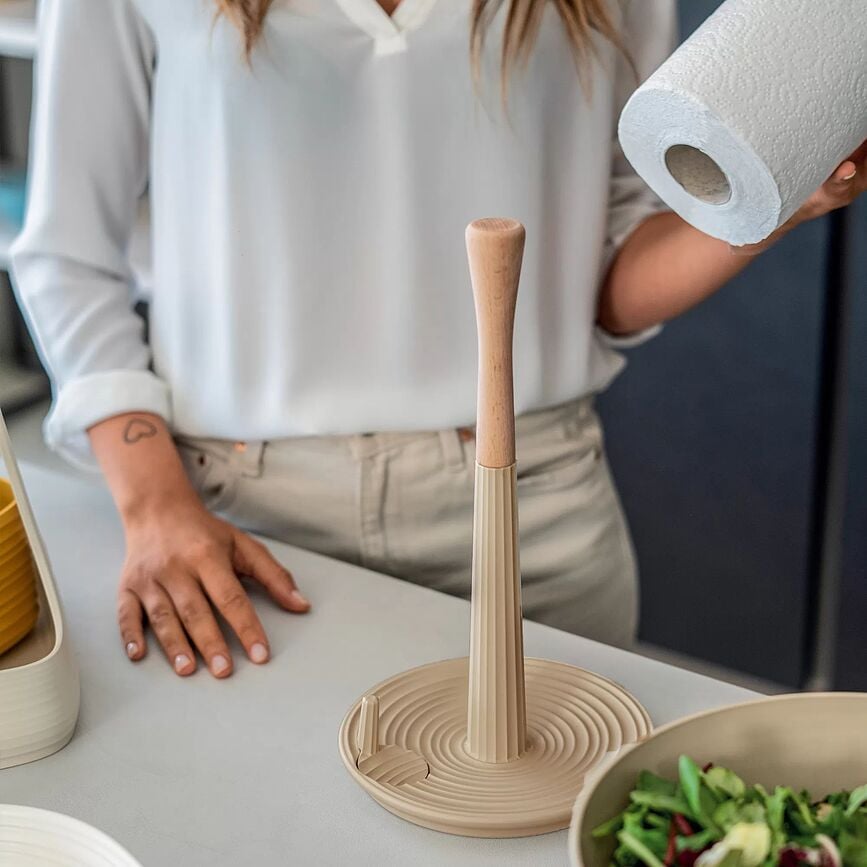 Portarrollos de papel de cocina Tierra, terracota