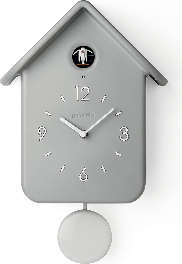 QQ Horloge à Coucou, gris clair