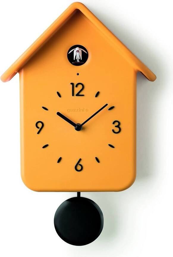 QQ Horloge à Coucou, jaune