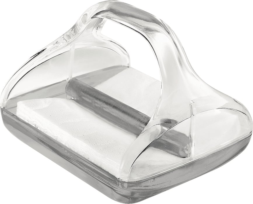 Servilletero Feeling, gris, con asa