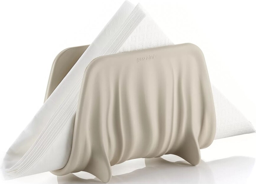 Servilletero Tierra, blanco lechoso