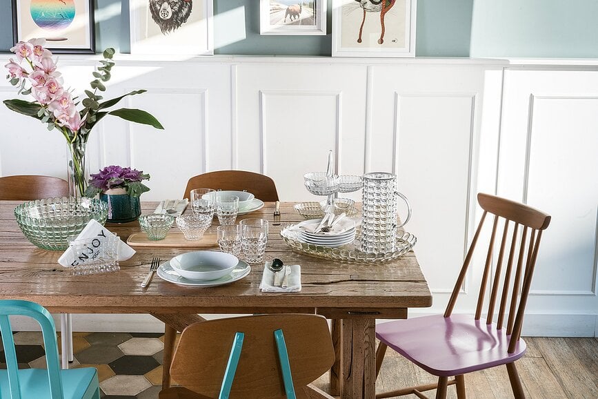 Servilletero Tiffany, blanco lechoso