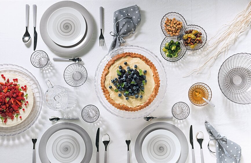 Expositor de Pasteles de niveles Tiffany, transparente