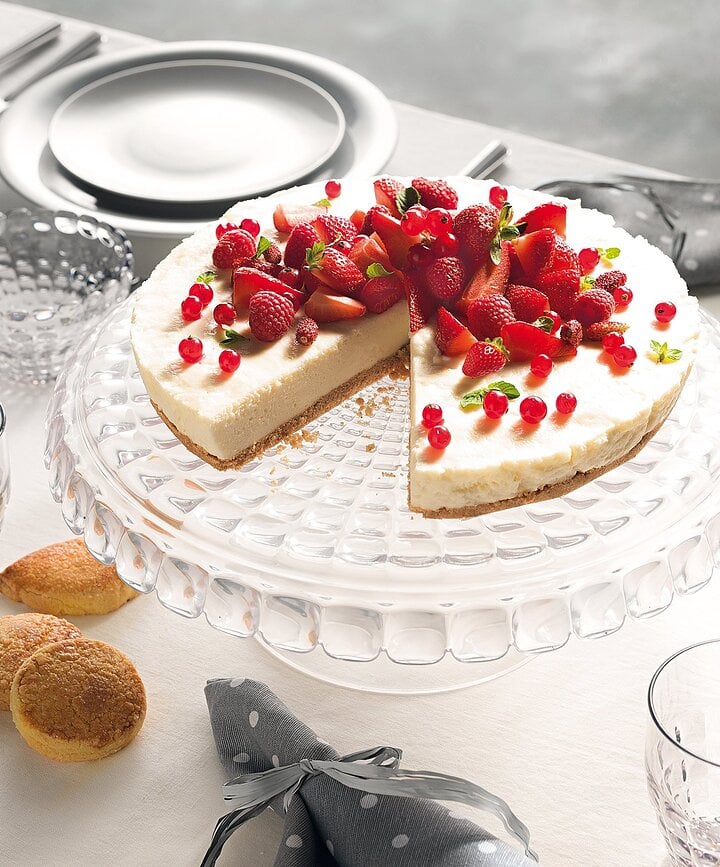 Expositor de Pasteles de niveles Tiffany, transparente