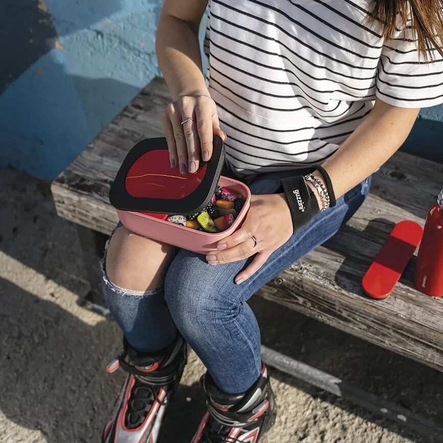 Store & Go Kutija za Ručak s priborom za jelo 900 ml smaragdno zelena