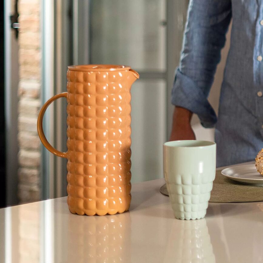 Vaso Tiffany, alto, transparente